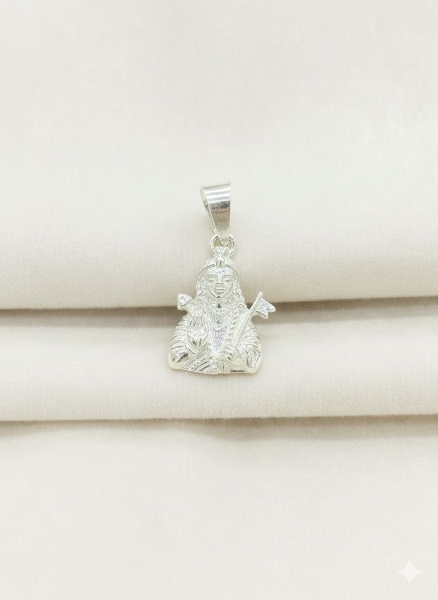 92.5 Sterling Silver Lord Karthikeyan Baby Murugan Sevarkodi Pendant